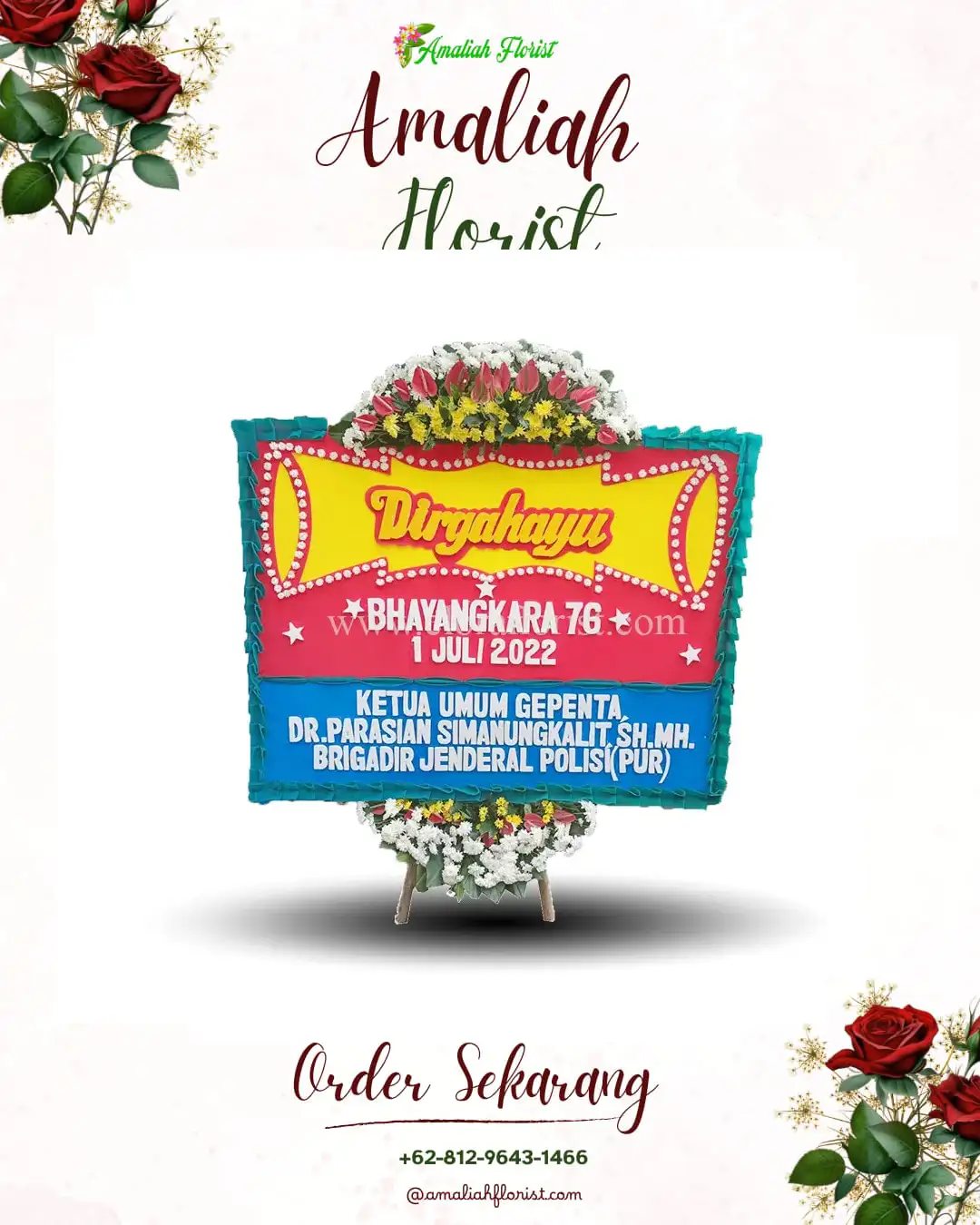 Papan Bunga HUT Ulang Tahun Siulak